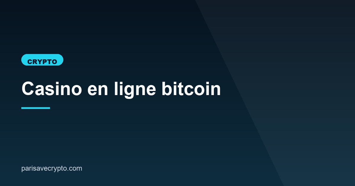 Illustration de l'article consacré au casino bitcoin