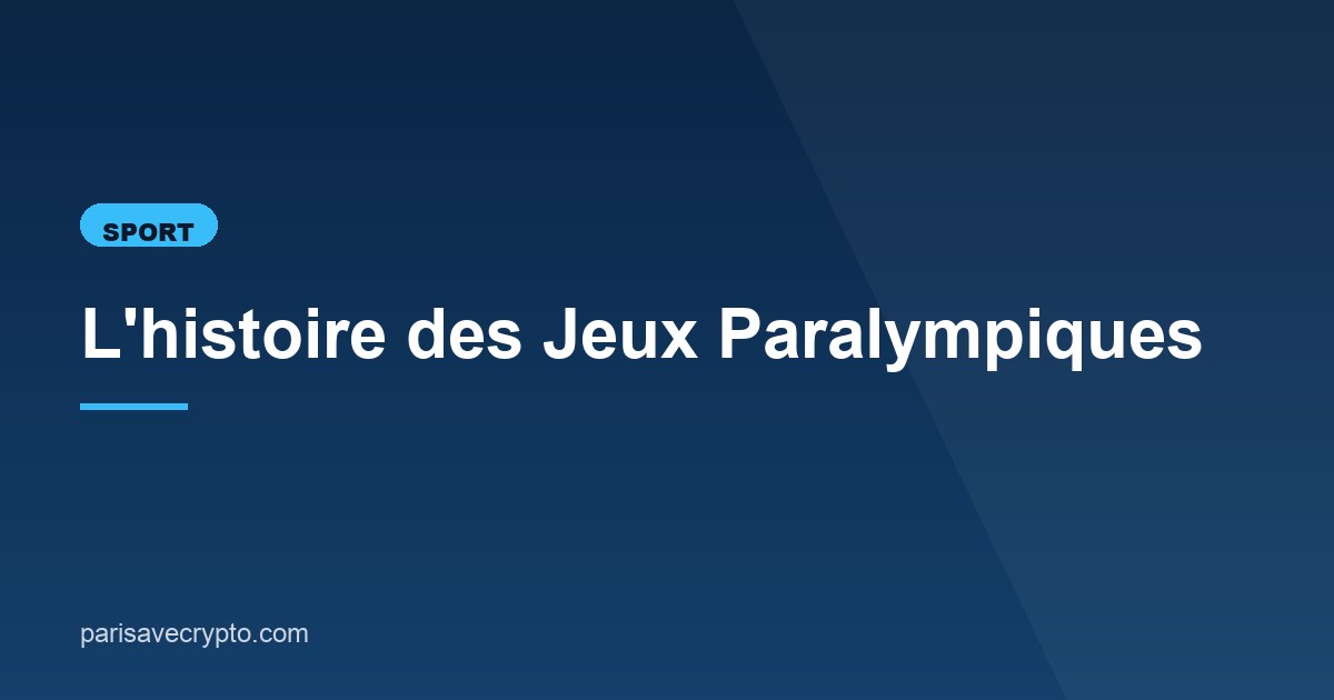 Illustration de l'article consacré à l'histoire des Jeux Paralympiques