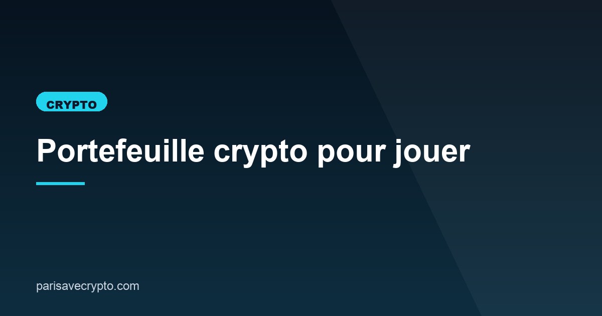 Illustration de l'article consacré au portefeuille crypto